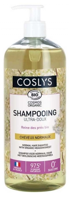 Coslys Shampoing Ultra-Doux Reines des Prés Cheveux Normaux Bio 1 L