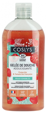 Coslys Gelée de Douche Adoucissante Fraise-Tomate Toutes Peaux Bio 250 ml