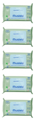 Lingettes nettoyantes biodégradables avec parfum - Lot de 6 x 50 lingettes