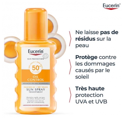 Eucerin Sun Protection Oil Control Sun Spray SPF50+ 200 ml
