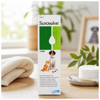 Elanco Surosolve Nettoyant Auriculaire Pour Chiens et Chats 125 ml