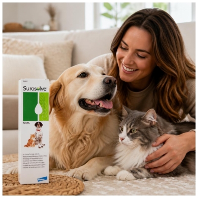 Elanco Surosolve Nettoyant Auriculaire Pour Chiens et Chats 125 ml