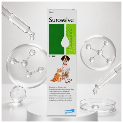 Elanco Surosolve Nettoyant Auriculaire Pour Chiens et Chats 125 ml