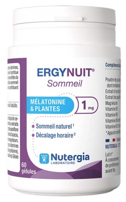 Nutergia Ergynuit Sommeil Mélatonine & Plantes 60 Gélules