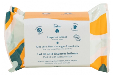 My Lubie Lingettes Intimes Lot de 3 x 14 Unités