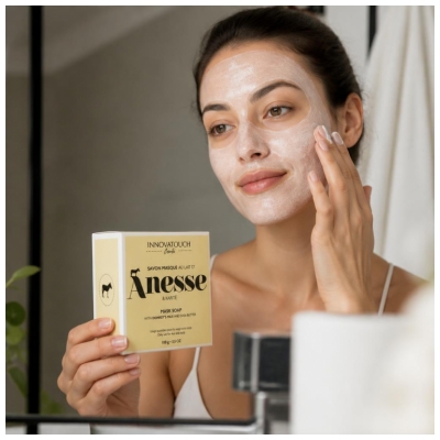 Innovatouch Savon Masque au Lait d'Ânesse Visage & Corps 100 g