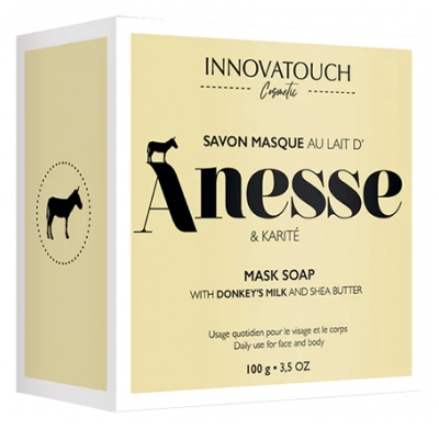 Innovatouch Savon Masque au Lait d'Ânesse Visage & Corps 100 g