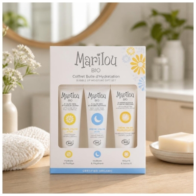 Marilou Bio Coffret Bulle d'Hydratation Visage & Mains 