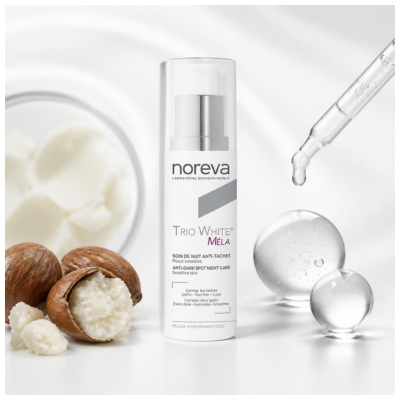 Noreva Trio White Méla Soin de Nuit Anti-Taches Peaux Sensibles 50 ml