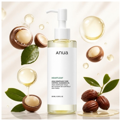 Anua Heartleaf Huile Nettoyante Contrôle des Pores du Visage 200 ml