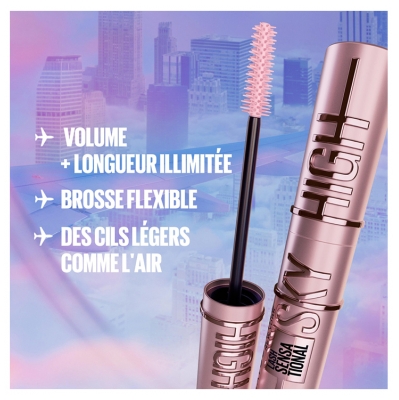 Maybelline New York Cils Sensational Mascara Sky High 7,2 ml - Teinte : Bleu