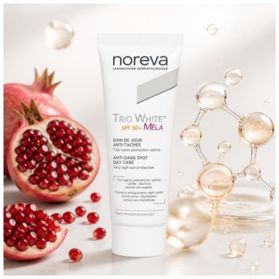 Noreva Trio White Méla Soin de Jour Anti-Taches Très Haute Protection SPF50+ 40 ml
