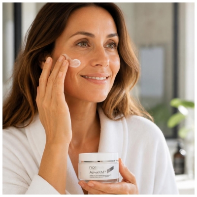 Noreva Alpha KM : Soins Anti-Âge Crème de Nuit Repulpante Fermeté Peaux Normales à Sèches 50 ml