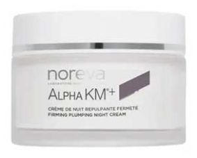 Noreva Alpha KM : Soins Anti-Âge Crème de Nuit Repulpante Fermeté Peaux Normales à Sèches 50 ml
