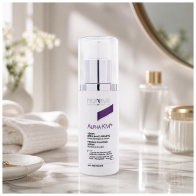 Noreva Alpha KM : Soins Anti-Âge Sérum Repulpant Fermeté Peaux Normales à Sèches 30 ml
