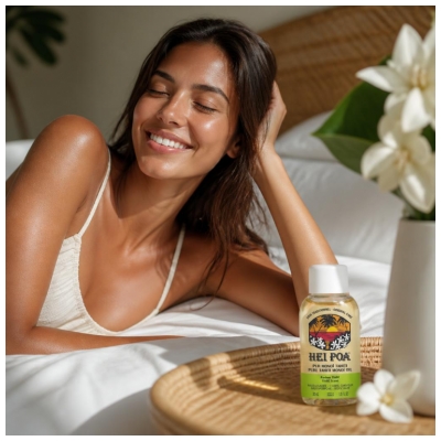Hei Poa Pur Monoï Tahiti Hydratant Nourrissant - Parfum Tiaré 30 ml