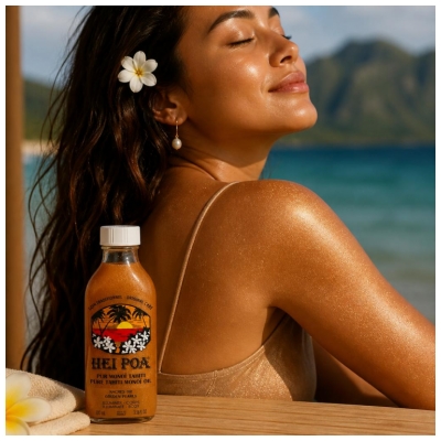 Hei Poa Pur Monoï Nacres Or Illumine 100 ml
