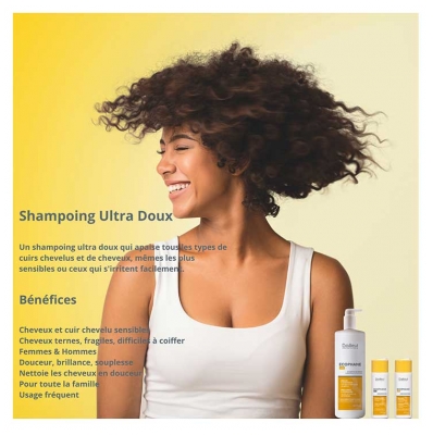 Bailleul Soft Shampoing Ultra Doux Brillance & Souplesse Cuirs Chevelus Sensibles 200 ml