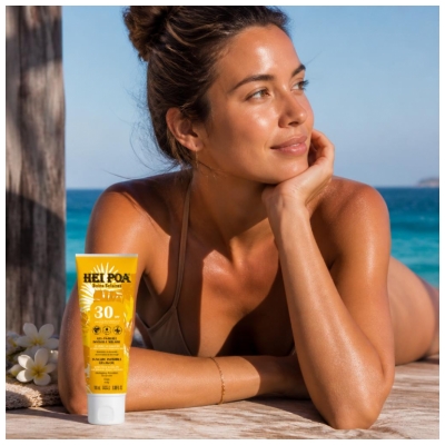 Hei Poa Gel-en-Huile Solaire Invisible Corps Spf30 100 ml