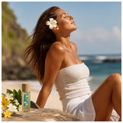 Hei Poa Eau de Toilette Sensualité Aquatique - Tiaré & Jasmin d'Eau - 100 ml