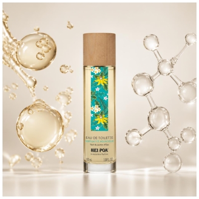 Hei Poa Eau de Toilette Sensualité Aquatique - Tiaré & Jasmin d'Eau - 100 ml