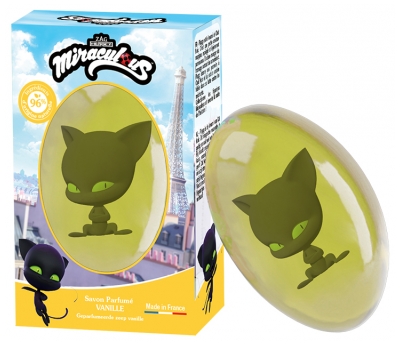 Le Comptoir du Bain X Miraculous Savon Solide Figurine Marinette 75 Grammes - Senteur : Vanille Plagg