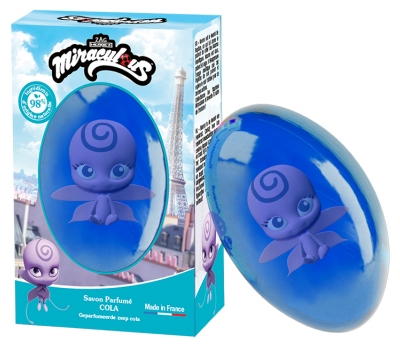 Le Comptoir du Bain X Miraculous Savon Solide Figurine Marinette 75 Grammes - Senteur : Cola Nooroo