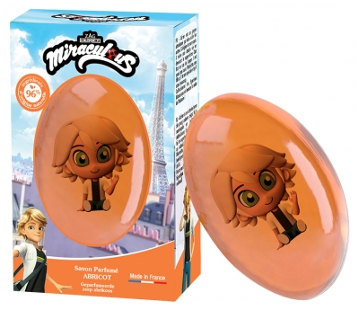 Le Comptoir du Bain X Miraculous Savon Solide Figurine Marinette 75 Grammes - Senteur : Abricot Adrien