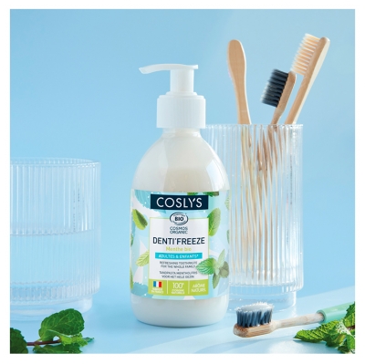 Coslys Denti'Freeze Dentifrice Adultes & Enfants Menthe Bio 350 g