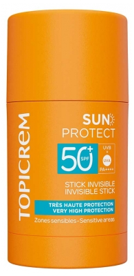 Topicrem Sun Protect Stick Invisible Zones Sensibles SPF50+ 15 g