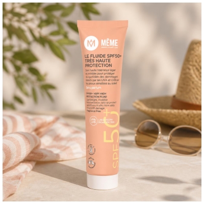 MÊME Le Fluide Solaire pour les Peaux Sensibles SPF50+ 40 ml