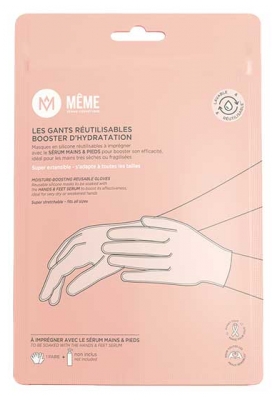 MÊME Les Gants Réutilisables Booster d'Hydratation Réparateur 1 Paire