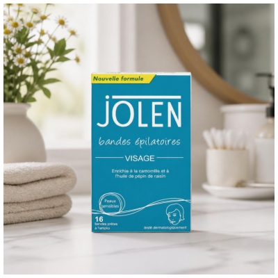 Jolen Bandes Épilatoires - Visage X16 -
