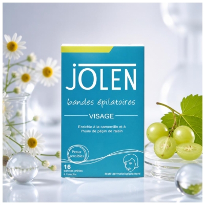 Jolen Bandes Épilatoires - Visage X16 -