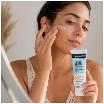 Neutrogena Oil Control Fluide Invisible Solaire Absorption Rapide SPF50+ 50 ml