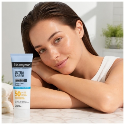 Neutrogena Hydratation Crème Invisible Solaire Absorption Rapide SPF50 50 ml