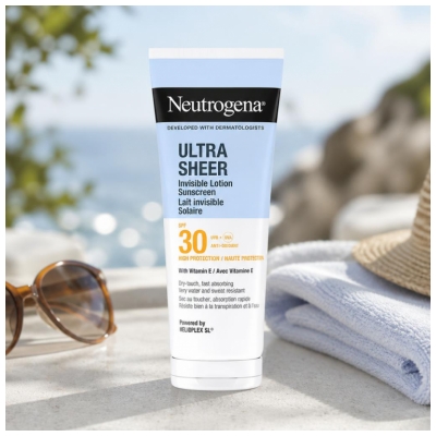 Neutrogena Lait Invisible Solaire Absorption Rapide SPF30 200 ml