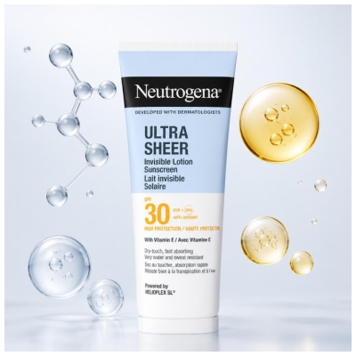 Neutrogena Lait Invisible Solaire Absorption Rapide SPF30 200 ml