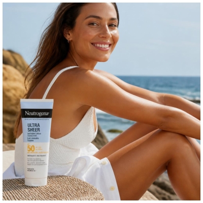 Neutrogena Lait Invisible Solaire Absorption Rapide SPF50 200 ml