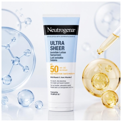 Neutrogena Lait Invisible Solaire Absorption Rapide SPF50 200 ml