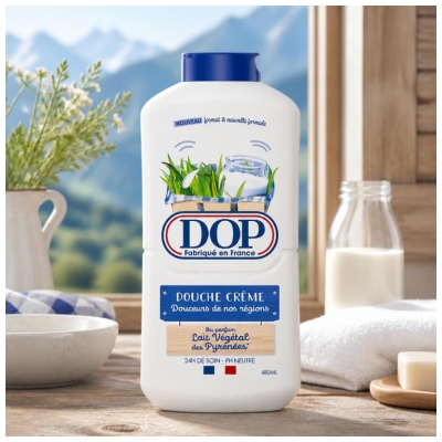 Dop Douceurs de Nos Régions Douche Crème Lait Végétal Pyrénées 480 ML