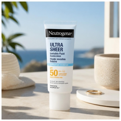 Neutrogena Ultra Sheer Hydratation Fluide Invisible Solaire Absorption Rapide SPF50 50 ml