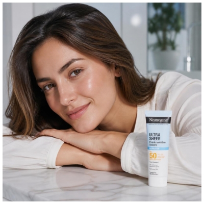 Neutrogena Ultra Sheer Hydratation Fluide Invisible Solaire Absorption Rapide SPF50 50 ml