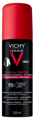 Vichy Homme Clinical Control Anti-Transpirant Anti-Odeurs 125 ml