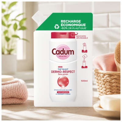 Cadum Maison Peaux Sensibles Dermo-Respect Ecopack 500 ml