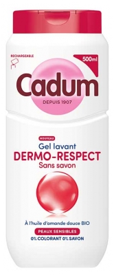 Cadum Gel Lavant Dermo-Respect Peaux Sensibles 500 ml