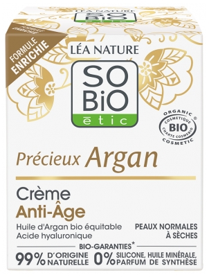 Léa Nature SO BIO étic Précieux Argan Crème Anti-Âge Biologique 50 ML