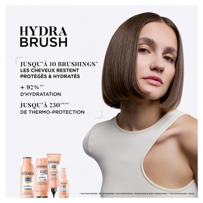 Dessange Hydra Brush Lait de Brushing Thermo-Protecteur Acide Hyaluronique 125 ml