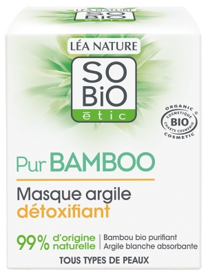 Léa Nature SO BIO étic Pur Bamboo Masque Argile Détoxifiant Biologique 50 ML