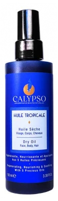 Calypso Huile Tropicale Huile Sèche pour le Visage Corps et Cheveux 100 ml 